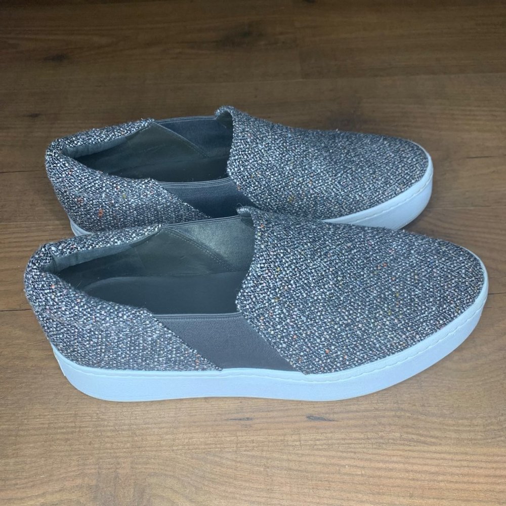 Vince Warren Tweed Multi-Color Sneakers Size 8.5